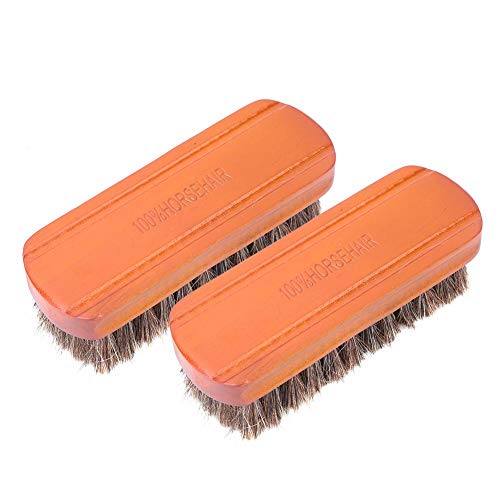 logozoe Herramienta de Pulido de Aceite Herramienta de Limpieza de Zapatos, Cuidado del Cuero de Madera Suave Que Protege el(Mahogany Medium)