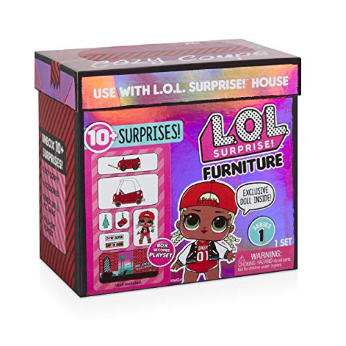 L.O.L. Surprise!- L.O.L Muebles Cozy Coupe con M.C. Swag & 10+ Sorpresas, Multicolor (MGA Entertainment UK LTD 564096)
