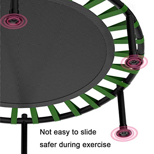 Long gang shop Kid Mini trampolín con Red, Plegable Trampolín 40" fácil de Montar, Niños Equipo del Ejercicio, Niño Poco Seguridad del trampolín (Color : Rosado)