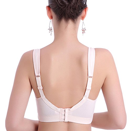 Lonior Sujetador de Maternidad para Mujeres Sujetador Premamáde de Lactancia y Embarazo Sin Aros 