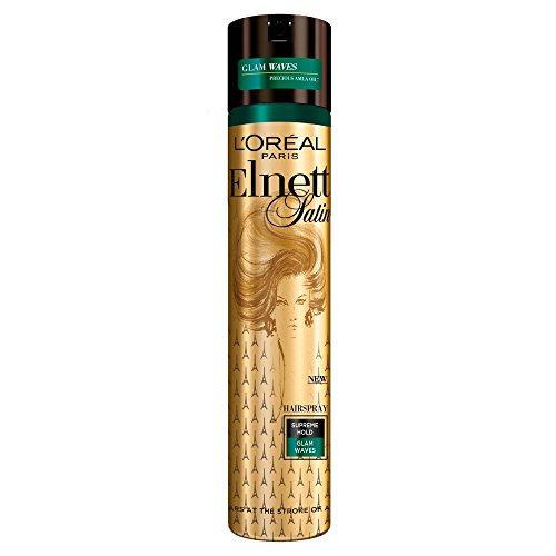 L'Oréal Elnett Glam Waves Supreme Hold laca para el cabello, 400 ml
