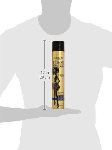 L'Oreal Elnett Satin Fashion Edition - Laca Fijación Fuerte, 400 ml