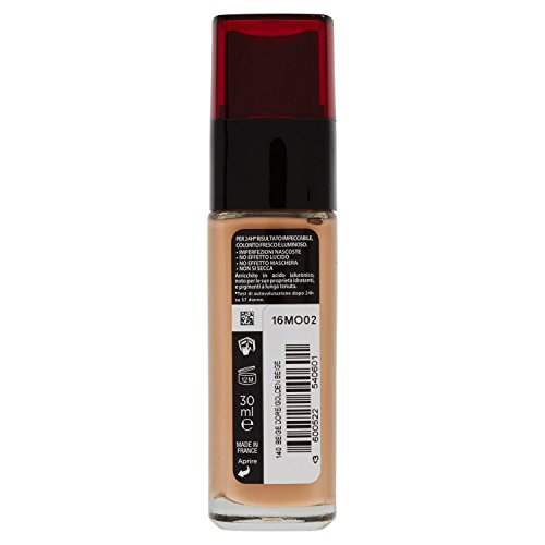 L'Oréal Paris Infalible Base de Maquillaje, Duración hasta 24 Horas, 140 Beige Dorado