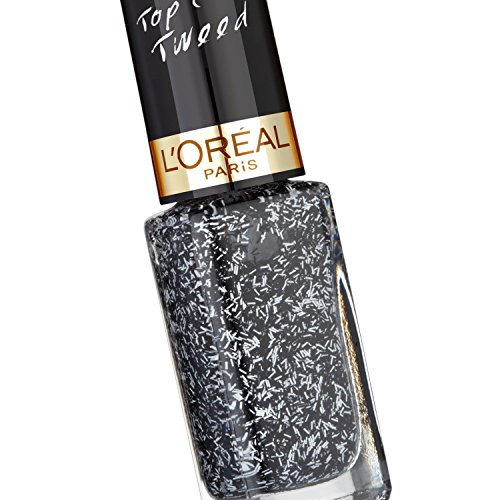 L’Oréal Paris Make-Up Designer Color Riche Les Top Coats 918 Coco Tweed esmalte de uñas Negro Brillo - Esmaltes de uñas (Negro, Coco Tweed, 1 pieza(s), Brillo, Francia, 20 mm)