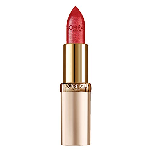 L'Oréal Paris Makeup - Estuche de regalo para mujer, 2 barras de labios satinadas, color Riche, 345 Cherry Crystal y 116 Charme Doré