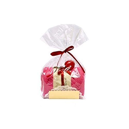 Lote de 20 Toallas con Bolsita Forma Tronco Pastel Cupcake- Detalles Originales para Invitados de Bodas, Regalos Comuniones y Cumpleaños Infantiles