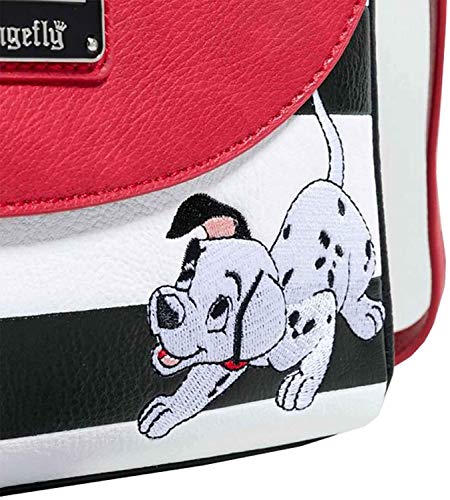 Loungefly x Disney 101 Bandolera de Rayas dálmatas