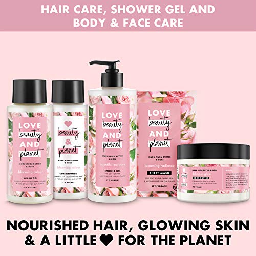 Love Beauty And Planet - Blooming - Acondicionador vegano para cabello teñido, mantiene el color brillante, 400 ml