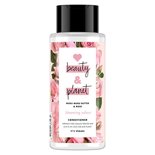 Love Beauty And Planet - Blooming - Acondicionador vegano para cabello teñido, mantiene el color brillante, 400 ml