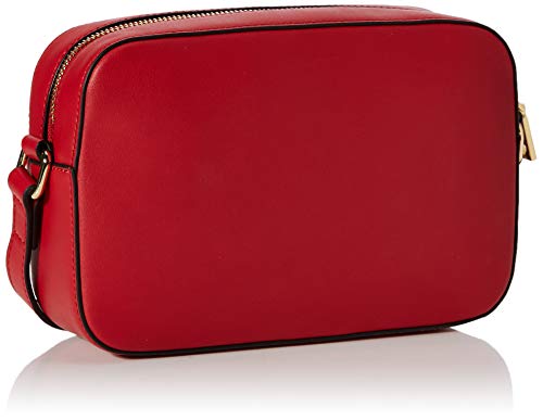 Love Moschino Borsa PU, Bolsa de mensajero para Mujer, Rojo (Rosso), 15x23x6 centimeters (W x H x L)