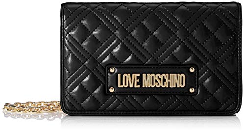 Love Moschino Jc4010pp1a, Carteras de Mano con Asa para Mujer, Negro (Negro), 4x13x22 centimeters (W x H x L)