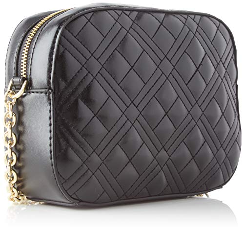 Love Moschino Jc4208pp0a, Bolsa de mensajero para Mujer, Negro (Black Quilted), 22x16x6 Centimeters (W x H x L)
