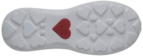 Love Moschino Scarpad.running60 Rete Mix+CRO+Vit, Zapatillas de Gimnasia para Mujer, Multicolor (Yellow Mesh 40a), 39 EU