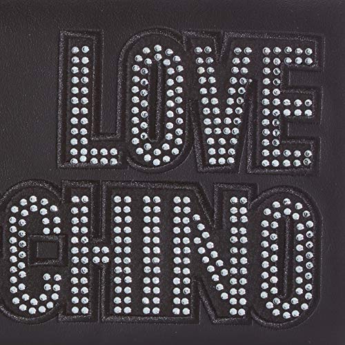 Love MoschinoJc4091pp1aMujerBolso de manoPlateado (Argento Negro)6x14x22 centimeters (W x H x L)