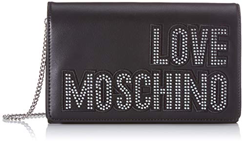 Love MoschinoJc4091pp1aMujerBolso de manoPlateado (Argento Negro)6x14x22 centimeters (W x H x L)
