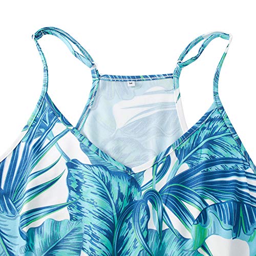 Loveternal Mono Mujer Jumpsuit Traje de Verano Deportivo Fiesta Playa Cuello V Sin Mangas Pantalones Jumpsuit Playsuit Cortos M