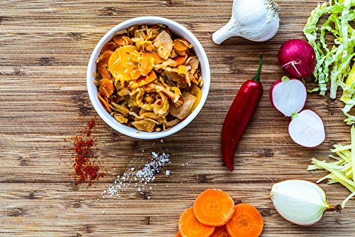 Loving Foods Orgánico Chucrut & Kimchi Mixto (500g) CRUDO | SIN PASTEURIZAR | VIVO (6 x Jars - Mixto)