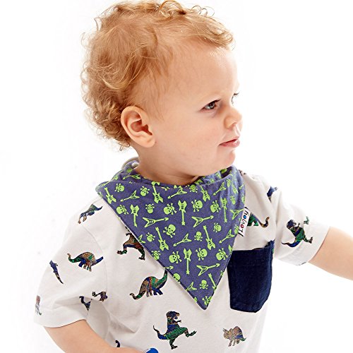 Lovjoy Baberos del bebé - Paquete de 7 Diseños para niño