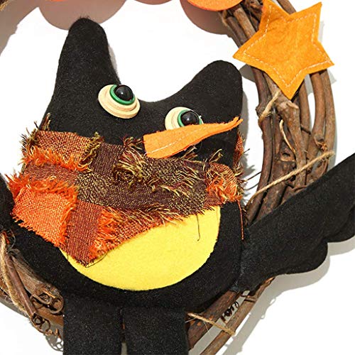 LQH Trick or Treat 1pc Halloween Boo Guirnalda de la Moda espantapájaros Lindo Bird decoración de la Puerta de la Guirnalda Ornamento Colgante del Partido for la decoración casera Crafts (Size : 2)