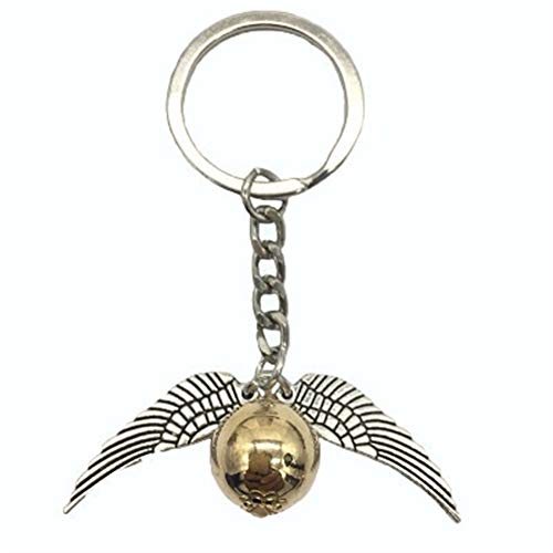 LSBXWL Llavero Collar Ángel del Estilo de la joyería Espía de Oro Pendientes de la Vendimia del ala Llavero Llavero del Encanto for los Hombres de Las Mujeres Llavero (Color : Copper)