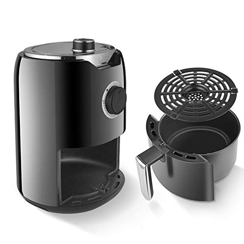 LTLCLZ Freidora De Aire Sin Aceite Cesta Antiadherente 2,5 L Capacidad Selector De Temperatura 80-200°, Apagado Automático 800W