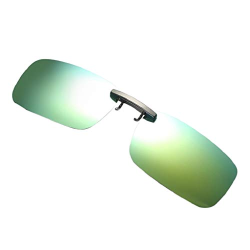 LUCKYCAT Hombres/Mujeres Clip en la Lente Gafas de Sol Polarizadas - Anti Reflejante Protección UV400 Cómodo y Seguro Ideal para Conducir y Pescar al Aire Libre