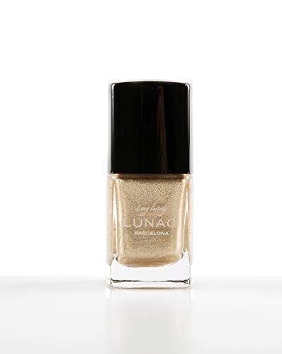 LUNACI Barcelona Laca de Uñas Purpurina Brillante, Esmalte de Uñas Resplandecer Secado Ultra Rápido, Larga Duración, Sin Tolueno, Color: Beige, 13ml - (Tono: 33 / Beige Glitter)