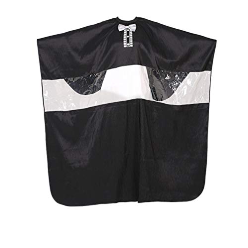 Lurrose Cubierta de Corte de Pelo Capa de Tinte para El Cabello Capa de Corte de Pelo Transparente Impermeable para Teñir El Cabello Permanente Aceite de Emu Corte de Pelo (Negro)