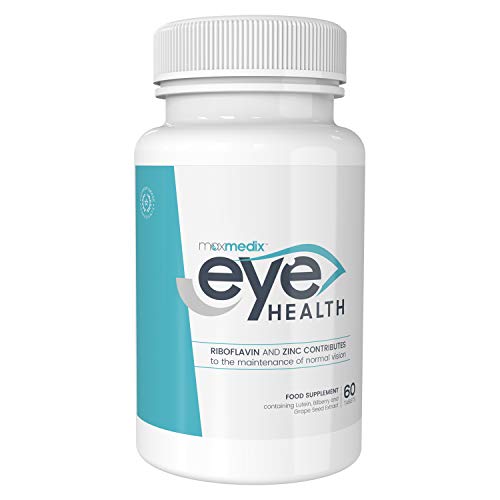Luteína Cápsulas Dosis 20mg - Suplemento Natural Para Ojos con Vitaminas, Minerales y Antioxidantes, Con Zinc, Omega 3 y Vitamina B, Protege y Mejora Salud Ocular, Para Vista Cansada, 60 cápsulas