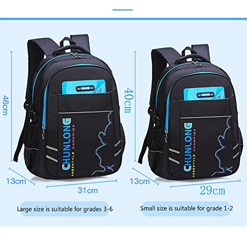 LYJZDP Mochilas, Mochilas Escolares para NiñOs De Primaria En Los Grados 1-6, Mochilas Impermeables Y Resistentes Al Desgaste para NiñOs