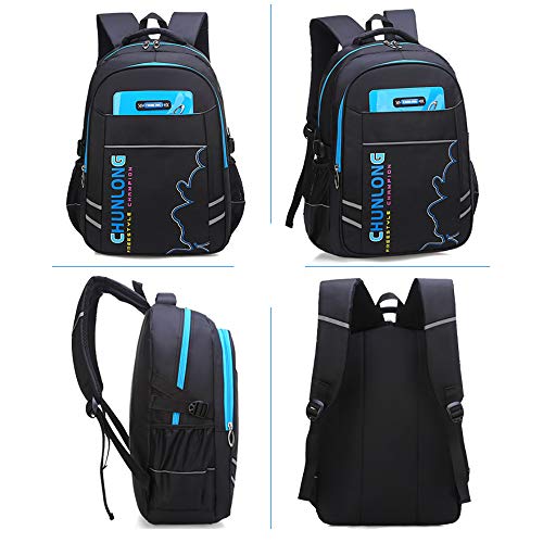 LYJZDP Mochilas, Mochilas Escolares para NiñOs De Primaria En Los Grados 1-6, Mochilas Impermeables Y Resistentes Al Desgaste para NiñOs