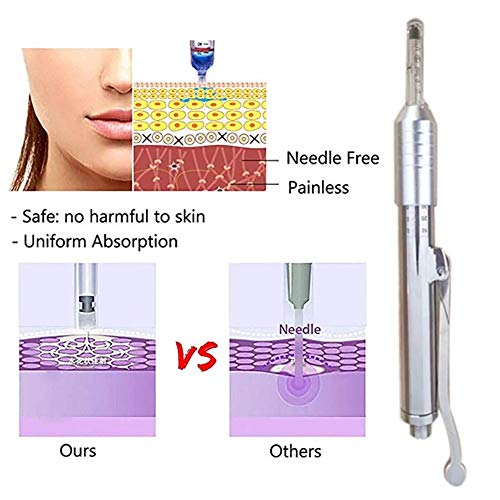 LZDYC Pluma de inyección de ácido hialurónico, nebulizador sin Aguja, no invasivo, indoloro, antienvejecimiento, Equipo Antiarrugas, suplemento Profundo Rico en nutrientes