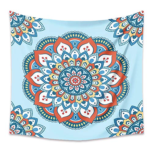 LZYMLG - Tapices para colgar en la pared, diseño de mandala indio (150 x 200 cm)