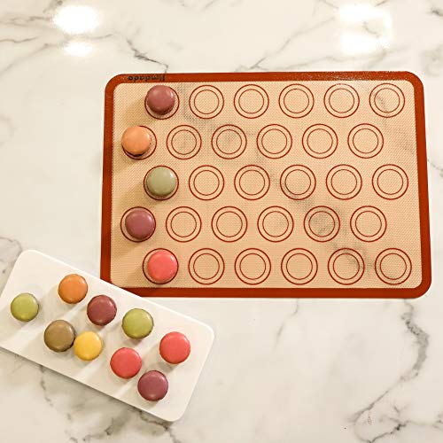 Macarons Alfombrillas de silicona para hornear (42 x 29,5 cm) (2pcs)