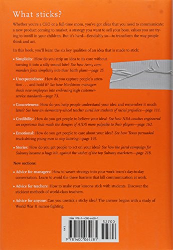 Made to Stick: Why Some Ideas Survive and Others Die