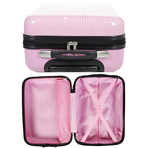 Madisson – Maleta de Cabina Rígida Kids 2 ruedas 50 cm, Rose (rosa) - F55018 LOVE PARIS