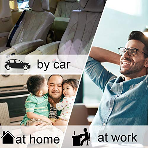 Magicfun Cojín Lumbar, Soporte para la Espalda Lumbar Soporte para Silla de Oficina Coche corrije la Postura Alivia el Dolor Lumbar