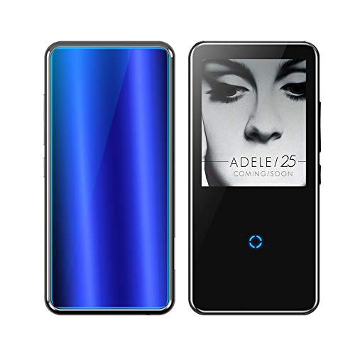 Mahdi M600 HiFi - Reproductor de música MP3 (Bluetooth, Pantalla táctil HD, Reproductor de vídeo, portátil, Delgado, con Altavoz Integrado, Radio FM, Ape Flac)