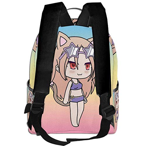 Maichengxuan Gacha Life Picc Estudiante Escuela Bolsa Ciclismo Ocio Viaje Camping Mochila al aire libre