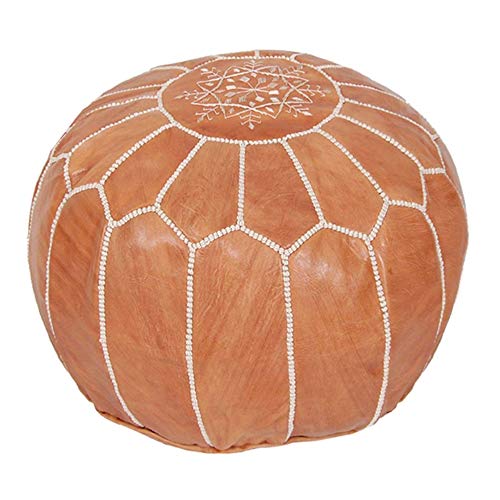 Maison de Marrakech - Funda para puf, diseño marroquí, color cuero