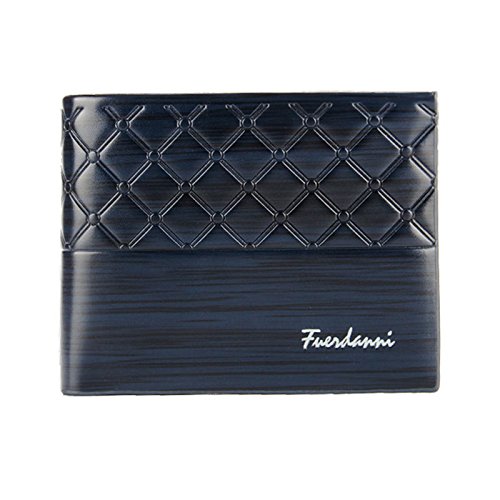 Majome Cartera de cuero de la PU de los hombres Cartera de tarjeta de cuero de la billetera Billetera monedero informal Monedero