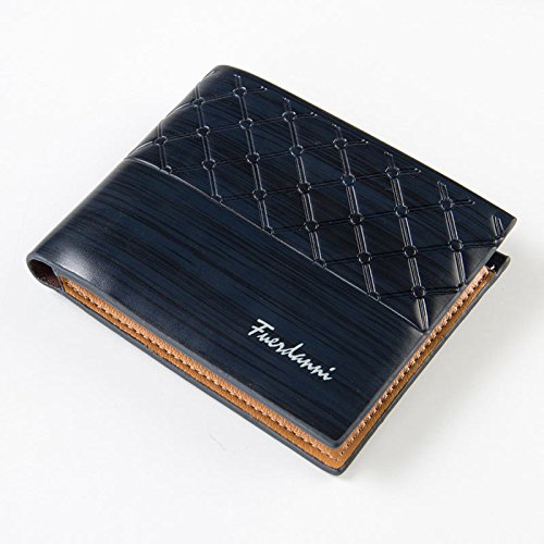 Majome Cartera de cuero de la PU de los hombres Cartera de tarjeta de cuero de la billetera Billetera monedero informal Monedero