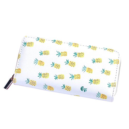 Majome Monedero largo de la PU de las mujeres de la historieta del modelo de la moneda de la cartera de la bolsa de la señora bolso del dinero del embrague