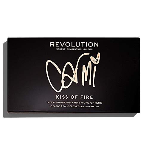 Makeup Revolution - Carmi Kiss Of Fire Paleta De Sombras E Iluminadores