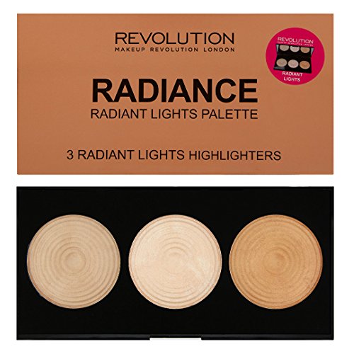 Makeup Revolution Highlighting Powder Palette Radiance Paleta rozświetlaczy do twarzy 15g