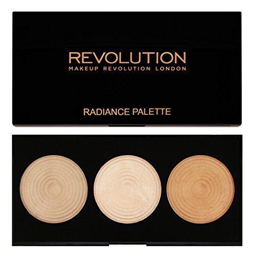 Makeup Revolution Highlighting Powder Palette Radiance Paleta rozświetlaczy do twarzy 15g