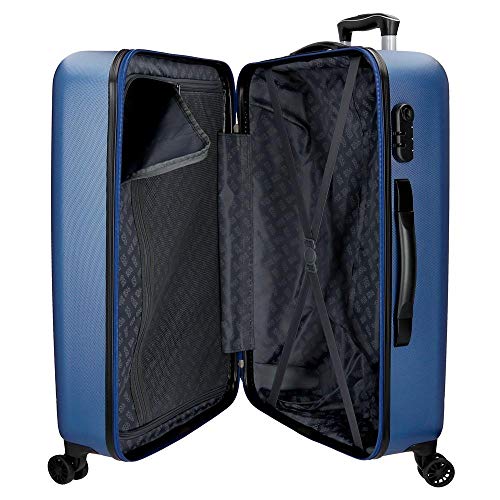 Maleta Mediana rígida 70cm Roll Road Camboya Azul