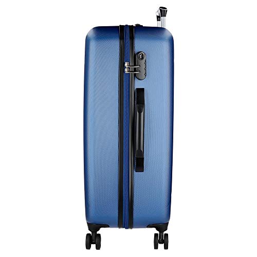 Maleta Mediana rígida 70cm Roll Road Camboya Azul