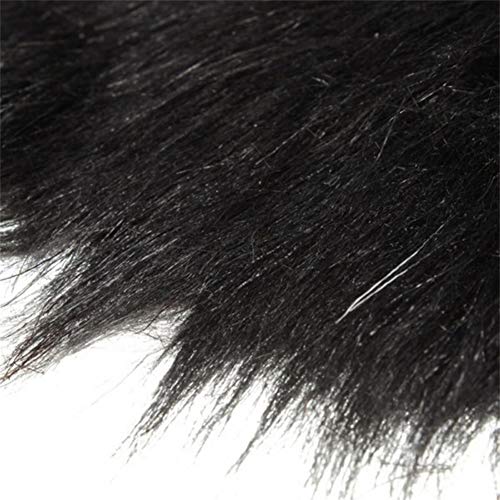 Mallalah Divertido disfraz de fiesta Hombre Hombre Barba de Halloween Disfraz de pelo facial Juego Bigote negro de calidad superior