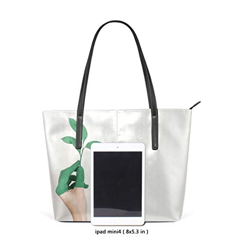 MALPLENA Art Close Up Ecology - Bolso de mano para mujer